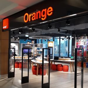 Orange Bramki antykradzieżowe Amersec Galeria Złote Tarasy Warszawa